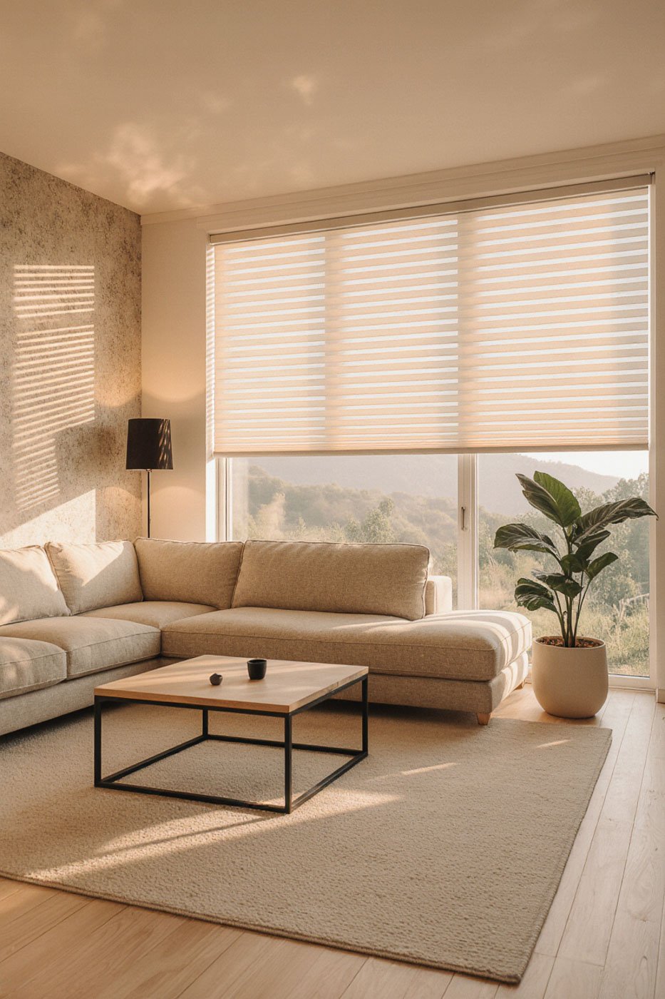 Persiana doble funcion